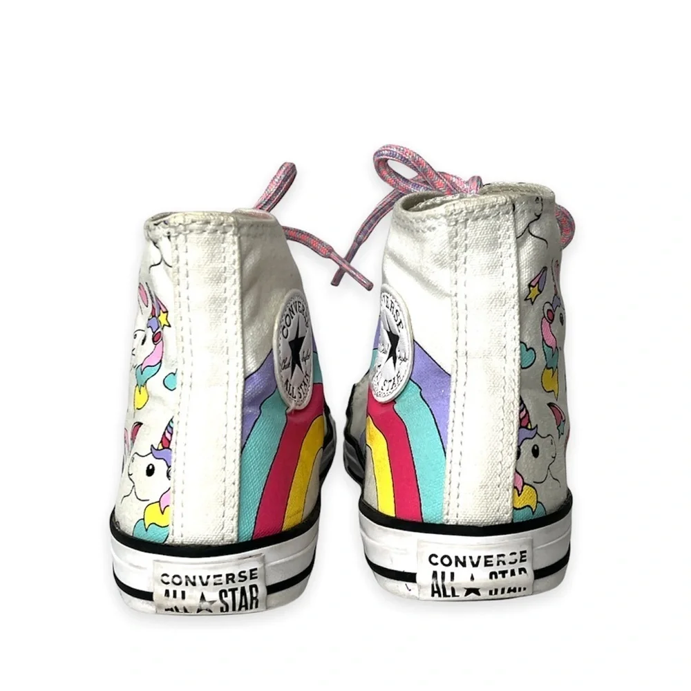 Converse Unicorn Sneaker All High Top Chuck‎ Taylor Rainbow Girls Size 3